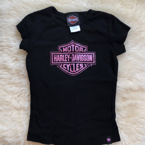 Black and pink harley davidson shirt Clearance